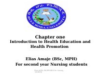 Chapter one...HPDP for nursing.pptx
